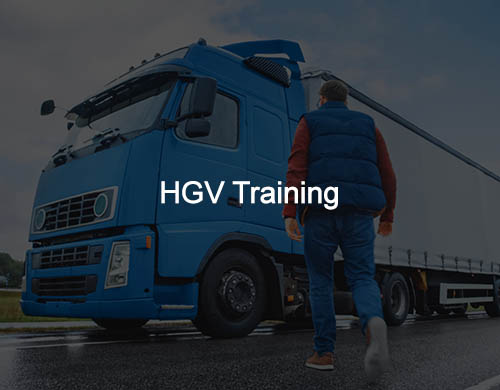 Truck Driver Crosses the Road in the Rural Area and Gets into His Blue Long Haul Semi-Truck with Cargo Trailer Attached. Logistics Company Moving Goods Across Countrie and Continent